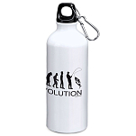 Kruskis MD4049S101S006 Evolution By Anglers 800ml Алюминиевая бутылка Бесцветный White