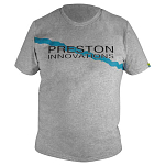 Preston innovations P0200283 Футболка с коротким рукавом T-Shirt Серый Grey XL