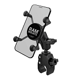 Крепление для большого телефона RAM MOUNTS X-Grip со струбциной Tough-Claw 16 - 29 мм, короткий крон  RAM-B-400-A-HOL-UN7BU