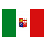 Erregrafica 5252142 Самоклеящийся флаг Италии Multicolour 11 x 16 cm 
