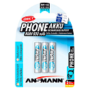 Купить Ansmann 5030142 Micro AAA 800mAh DECT Phone 1x3 NiMH Перезаряжаемый Micro AAA 800mAh DECT Phone Аккумуляторы Серебристый Silver 7ft.ru в интернет магазине Семь Футов