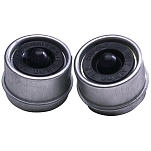 Tiedown engineering 241-81168 Пыльник ступицы колеса прицепа 2 Единицы Silver 10x10x8