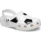 Купить Crocs 210023-103b-c4 Деревянные башмаки Classic Soccer Ball White / Black 35x25x15 EU 19 7ft.ru в интернет магазине Семь Футов