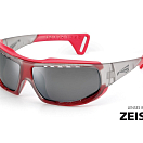 Спортивные очки LiP Typhoon / Trans. Grey - Red / Zeiss / PA Polarized / Pacific Blue
