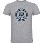 Kruskis CA65500158C061 Футболка с коротким рукавом Old Sailor Серый Heather Grey S