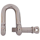 Купить Talamex 08556110 D-образная короткая 5 единицы измерения Серый Silver 10 mm  7ft.ru в интернет магазине Семь Футов