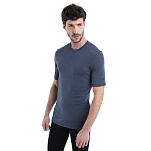 Icebreaker 104482884L Базовый слой с коротким рукавом для экипажа Merino 175 Everyday Graphite L