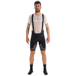 Sportful 1122046-101-L/XL Базовый слой с коротким рукавом 2nd Skin Черный White L-XL