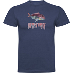 Kruskis CA65500486K040 Футболка с коротким рукавом Dentex Голубой Denim Blue XL