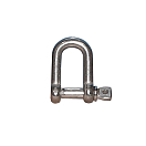 Купить Forniture nautiche italiane 401005 D Серьга с невыпадающим штифтом из нержавеющей стали Серебристый Grey 5 mm  7ft.ru в интернет магазине Семь Футов