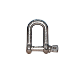 Forniture nautiche italiane 401005 D Серьга с невыпадающим штифтом из нержавеющей стали Серебристый Grey 5 mm 