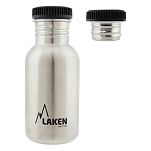 Laken BSA50 Basic 500ml Крышка резьбы Серебристый Steel