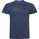 Купить Kruskis CA65500486K045 Футболка с коротким рукавом Bluefin Tuna Голубой Denim Blue XL 7ft.ru в интернет магазине Семь Футов