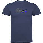 Kruskis CA65500486K045 Футболка с коротким рукавом Bluefin Tuna Голубой Denim Blue XL