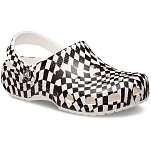Crocs 210990-103b-j3 Деревянные башмаки Classic Warped Checker White / Black 35x25x15 EU 34