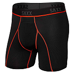 SAXX Underwear SXBB32.BVR.S Боксёр Kinetic HD Черный  Black / Vermillion S