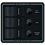 Blue sea systems 661-8374 Contura 3 Схемы Схема Выключатель Панель Black 114 x 95 mm