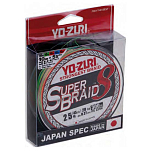 Yo-Zuri 244193 Супер коса 8X 300 M Многоцветный Multicolour 0.190 mm 