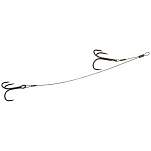 Fox rage NSH037 49 Strand Double Stinger 13/6 Cm Крюк Черный Black 1/2 