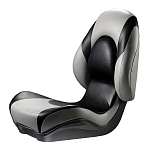 Откидное сиденье ATTWOOD Centric II эргономичной формы 546х483х600мм без обивки, Osculati 48.408.10