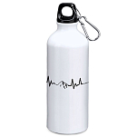 Kruskis MD4049S101S185 Mountain Heartbeat 800ml Алюминиевая бутылка Бесцветный White