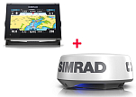SIMRAD Комплект радара GO 9 FS + HALO20+