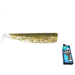 Fiiish BM355 Black Minnow Мягкое тело приманки 140 mm Glitter Khaki