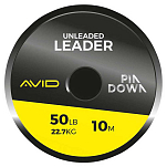 Avid carp A0560002 Unleaded Плетеный 10 M Коричневый Black / Brown 50 Lbs 