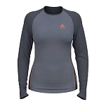 Odlo 111291-10842-xl Базовый слой с длинным рукавом Natural Performance Folkstone Gray / India Ink Melange 30x25x2