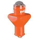 Oem marine s25009 Аварийный светодиодный светильник LR20 12x22 cm Orange 23x15x10