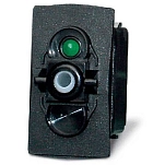 Pros npe-322-npe Кнопка включения-выключения-включения Green (12V DC) 5x5x2 Double Pole