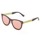 Купить Ocean sunglasses 24.21 Солнцезащитные очки Florencia Pink Mirror Transparent Brown / Gold Temple/CAT2 7ft.ru в интернет магазине Семь Футов