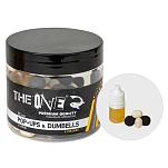 The one fishing 98036914 вареный Premium Quality 50g+ Осьминог и Слива 3ml Black / White 12 x 8 mm