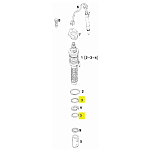 Indel marine VD60003 уплотнительное кольцо Black