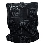 Yes. Y.22.NKN.NWL.BK.OS.1 Теплый шарф Logo Черный  Black