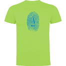Купить Kruskis CA65500428S198 Футболка с коротким рукавом Sailor Fingerprint Зеленый Light Green XL 7ft.ru в интернет магазине Семь Футов