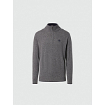 North sails 699778-0928-L Свитер с полумолнией 12Gg  Medium Grey Melange L
