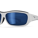 Спортивные очки LiP Tide / Stone White - Black / Zeiss / PA Polarized / Gun Blue Smoke, 3232