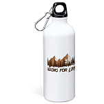 Kruskis MD4049S101C313 Бутылка Hiking For Life 800ml Бесцветный White