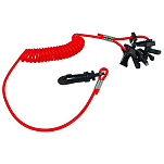 Attwood ATT-7591-6 Набор ключей выключателя для катера Красный Red / Black