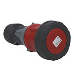 Mennekes 614116 Power Top Xtra 63A IP67 400V 3 столбы женский затыкать Red / Black / Grey