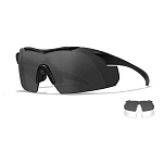 Wiley x 3501-UNIT поляризованные солнцезащитные очки Vapor 2.5 Grey / Clear / Matte Black