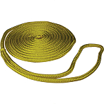 Seachoice 50-39901 Dock Line 9.5 mm Double Braided Nylon Rope Оранжевый Yellow 6 m 