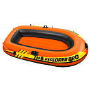 Купить Intex 58356 Explorer Pro 200 Надувная лодка Оранжевый Orange 1 Place  7ft.ru в интернет магазине Семь Футов