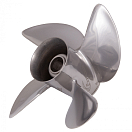Купить Винт гребной четырёхлопастной Turning Point Propellers Express Mach 4 EX1/EX2-1317-4 31431730 Ø336,55мм(13,25") шаг 17" правостороннее вращение из нержавеющей стали для лодочных моторов 40-150л.с. 7ft.ru в интернет магазине Семь Футов