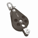Купить Barton marine BTN07131 Одинарная поворотная блок с бекетом T7 Серебристый Black 7ft.ru в интернет магазине Семь Футов