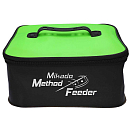 Купить Mikado UWI-MF-002-L Method Feeder 002 Сумка Tackle Stack Черный Black / Green L  7ft.ru в интернет магазине Семь Футов
