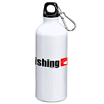 Kruskis MD4049S101K029 Fishing 800ml Алюминиевая бутылка Бесцветный White