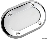 Buit-in oval spotlight chromed brass 12 V 20 W, 13.533.01