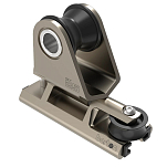 Каретка стаксель-шкота с блоками Barton Marine Tow Stop Car 32210GT 134x52x110мм шкив Ø50мм 1640/3280кг соотношение сторон 2:1 трос до Ø16мм для яхт длиной 9-15м